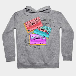 Casette tapes (for light background) Hoodie